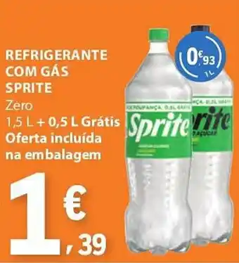 E.Leclerc Refrigerante com gás sprite promoção