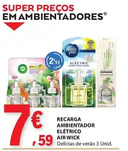 E.Leclerc Recarga ambientador elétrico air wick promoção