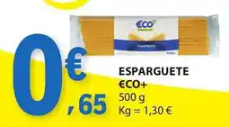 E.Leclerc Esparguete €co+ promoção