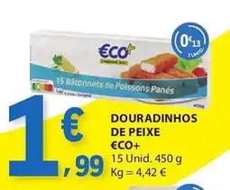 E.Leclerc Douradinhos de peixe €co+ promoção