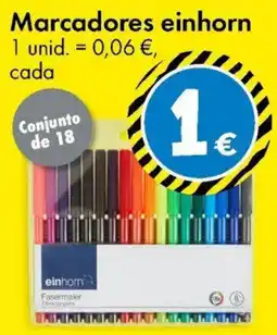 TEDi Marcadores einhorn promoção