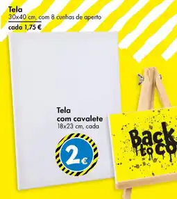 TEDi Tela com cavalete promoção