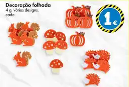 TEDi Decoração folhada promoção