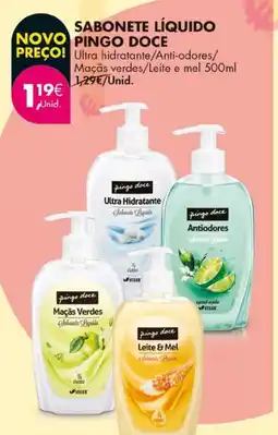 Pingo Doce Sabonete líquido pingo doce promoção