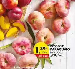 Pingo Doce Pêssego paraguaio promoção