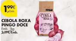 Pingo Doce Cebola roxa pingo doce promoção
