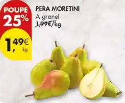 Pingo Doce Pera moretini promoção