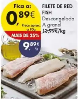 Pingo Doce Filete de red fish promoção