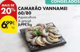 Pingo Doce Camarão vannamei 60/80 promoção