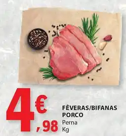 E.Leclerc Fêveras/bifanas porco promoção