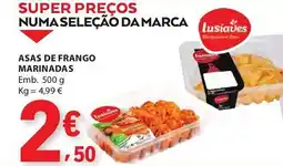 E.Leclerc Asas de frango marinadas promoção