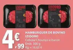 E.Leclerc Hamburguer de bovino izidoro promoção