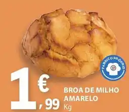 E.Leclerc Broa de milho amarelo promoção