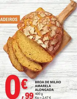 E.Leclerc Broa de milho amarela alongada promoção