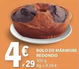 E.Leclerc Bolo de mármore redondo promoção
