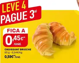 Intermarché Croissant brioche promoção