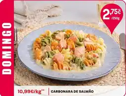 Intermarché Carbonara de salmão promoção