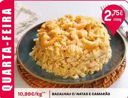 Intermarché Bacalhau c/natas e camarão promoção