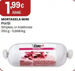 Intermarché Mortadela mini porsi promoção