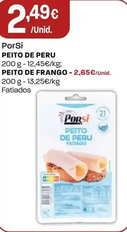 Intermarché Porsi peito de peru/ peito de frango promoção