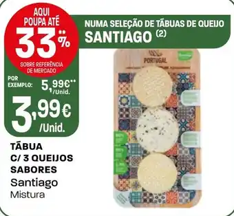 Intermarché Tábua c/ 3 queijos sabores Santiago Mistura promoção