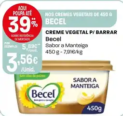 Intermarché Creme vegetal p/ barrar Becel Sabor a Manteiga promoção