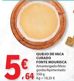 E.Leclerc Queijo de vaca curado fonte mourisca promoção