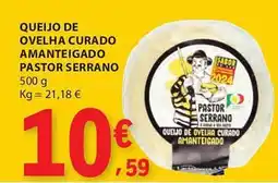 E.Leclerc Queijo de ovelha curado amanteigado pastor serrano promoção