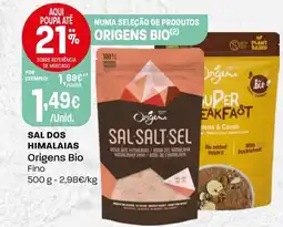 Intermarché Sal dos himalaias origens bio promoção