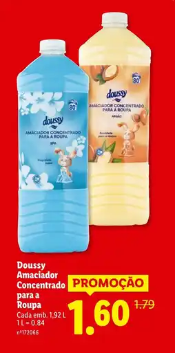 Lidl Doussy Amaciador Concentrado para a Roupa promoção