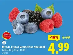 Lidl Mix de Frutos Vermelhos Nacional promoção