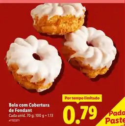 Lidl Bolo com Cobertura de Fondant promoção