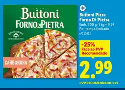 Lidl Buitoni Pizza Forno Di Pietra promoção