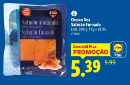 Lidl Ocean Sea Salmão fumado promoção