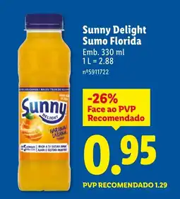 Lidl Sunny Delight Sumo Florida promoção