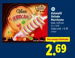 Lidl Gelatelli Gelado Hurricane promoção