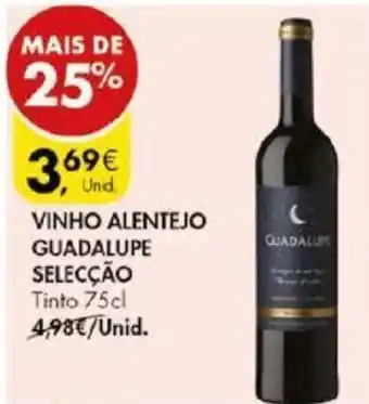Vinho Alentejo Guadalupe Selecção 75cl