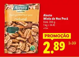 Lidl Alesto Miolo de Noz Pecã promoção