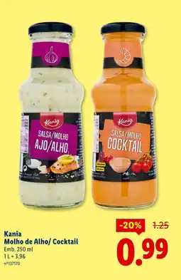 Lidl Kania Molho de Alho/ Cocktail promoção