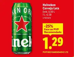 Lidl Heineken Cerveja Lata promoção
