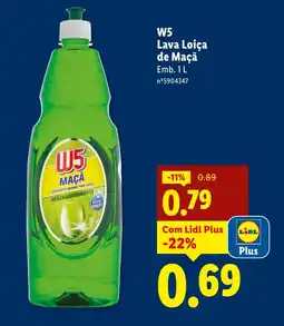 Lidl W5 Lava Loiça de Maçã promoção