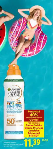 Lidl Ambre Solaire Bruma Crianças Sensitive Advanced FPS 50+ promoção