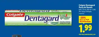 Lidl Colgate Dentagard Pasta de Dentes promoção