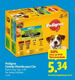 Lidl Pedigree Comida Húmida para Cão promoção