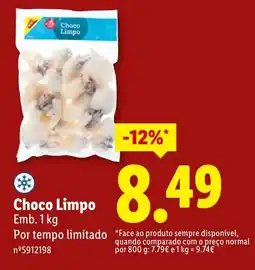 Lidl Choco Limpo promoção