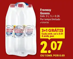 Lidl Freeway Gasosa promoção