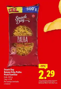 Lidl Snack Day Batata Frita Palha Pack Familiar promoção