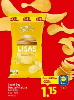 Lidl Snack Day Batatas Fritas promoção