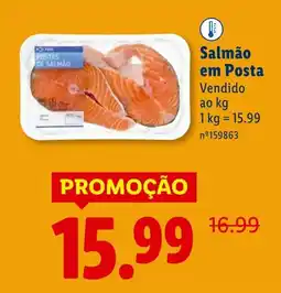 Lidl Salmão em Posta promoção