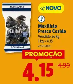 Lidl Mexilhão Fresco Cozido promoção